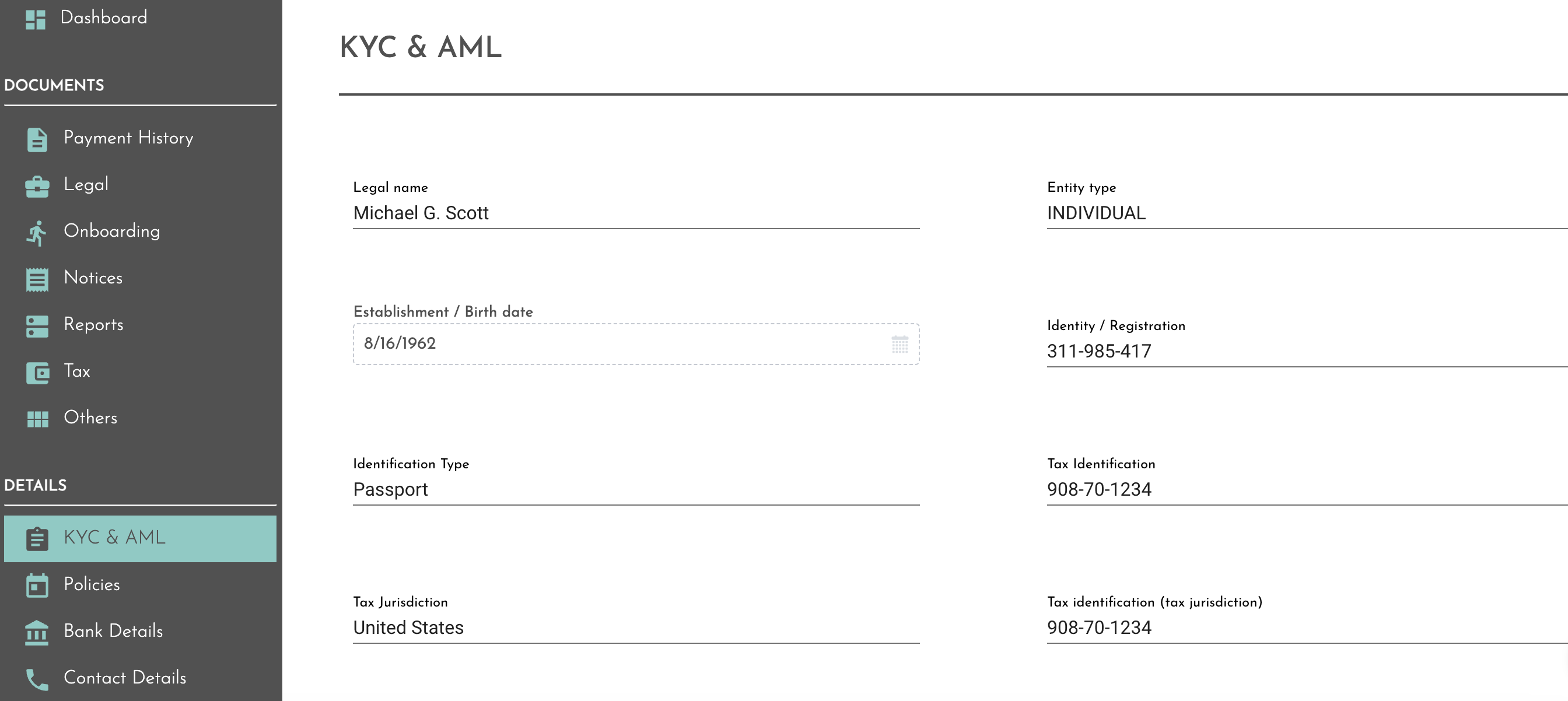 Investor Onboarding